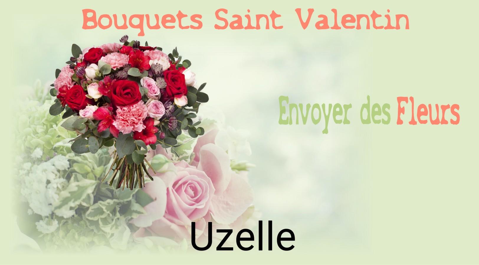 Roses de Saint-Valentin livrées à Uzelle